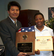 Business Advisor Brian Yeung and Penny T. Richardson