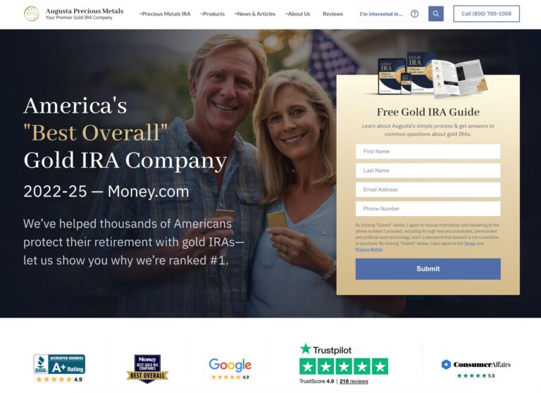 Augusta Precious Metals Website