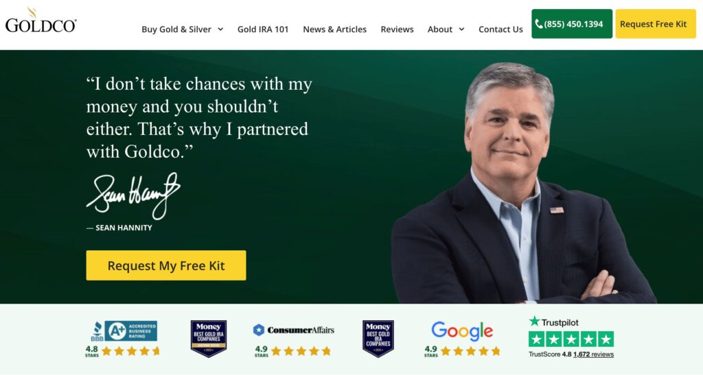 Goldco website